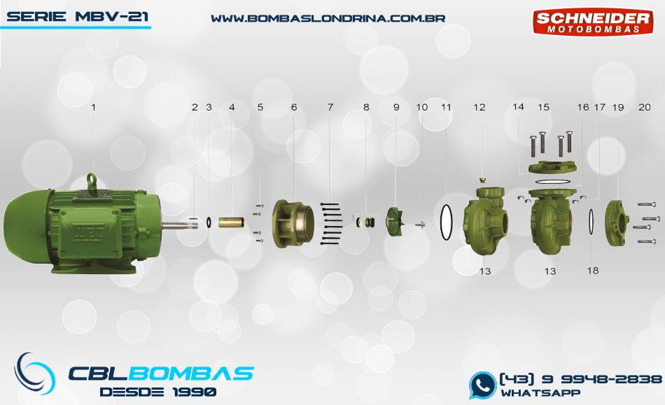 foto explosiva da bomba MBV-21 R 2 1/2