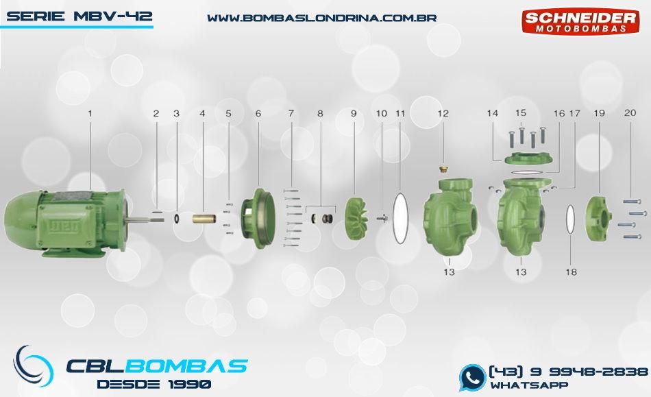 foto explosiva da bomba MBV-42 R 2 1/2