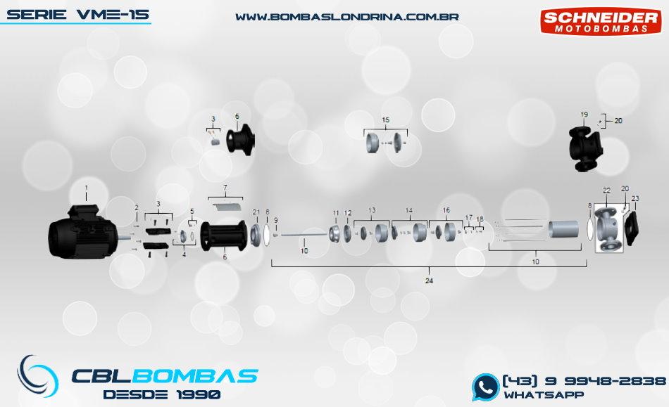 foto explosiva da bomba VME-15