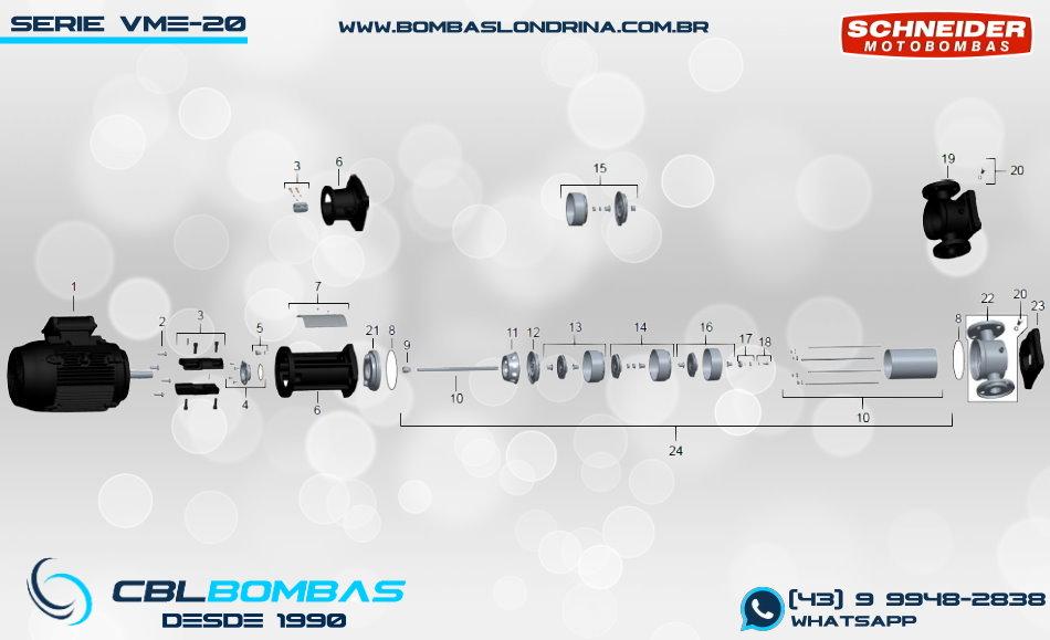 foto explosiva da bomba VME-20