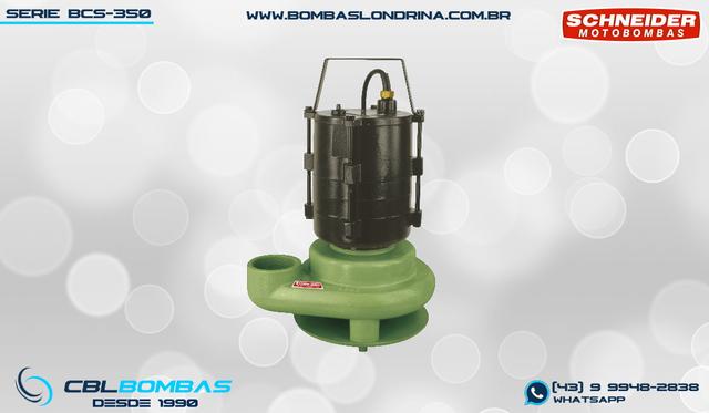 foto frontal da bomba schneider bcs 350