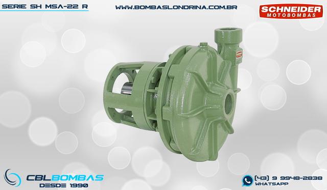 foto frontal da bomba schneider sh msa 22 r