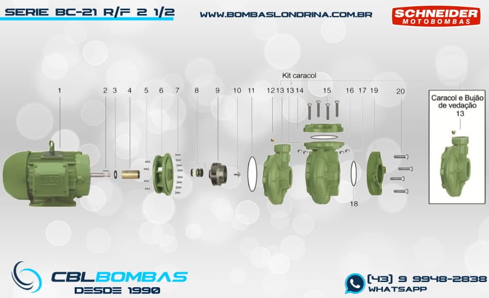 foto explosiva da bomba BC-21 R 2 1/2