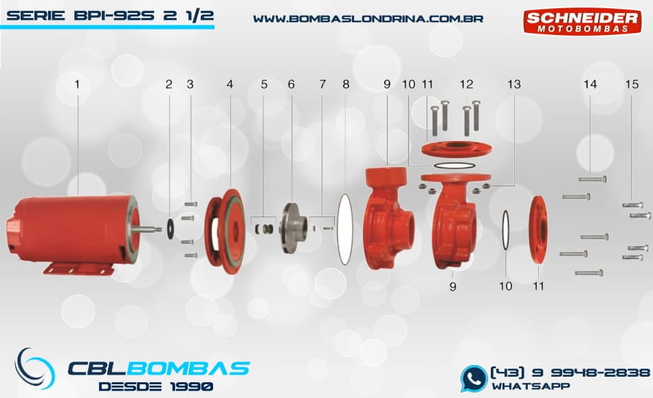foto explosiva da bomba BPI-92 T R 2 1/2