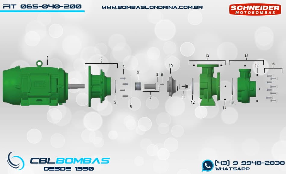 foto da rosca da bomba BPI-FIT 065-040-200