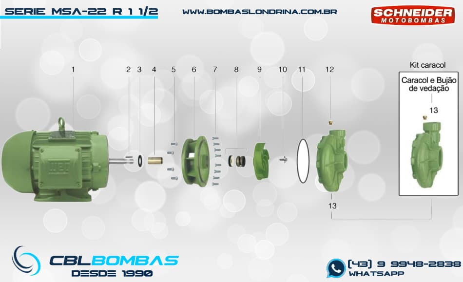 foto explosiva da bomba MSA-22 R 1 1/2