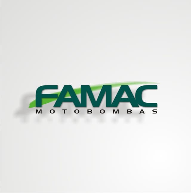 imagem da logo da Famac em verde fundo em branco