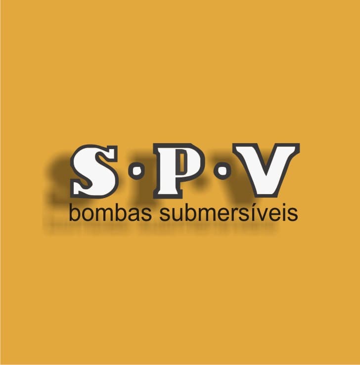 imagem da logo da S.P.V em branco em fundo amarelo