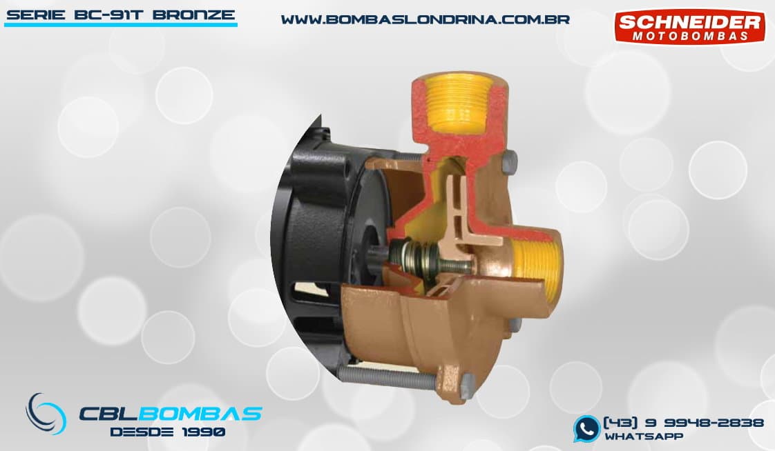 foto interna da bomba BC-91 T BRONZE