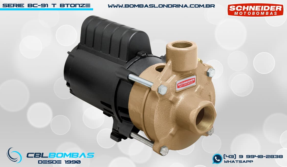 foto frontal da bomba BC-91 T BRONZE