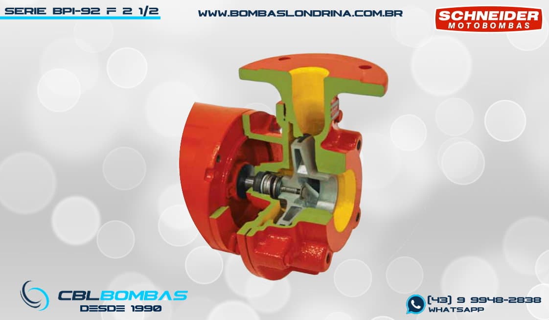 foto interna da bomba BPI-92 T R 2 1/2