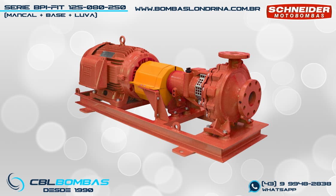 foto frontal da bomba BPI-FIT 125-080-250 4POLOS