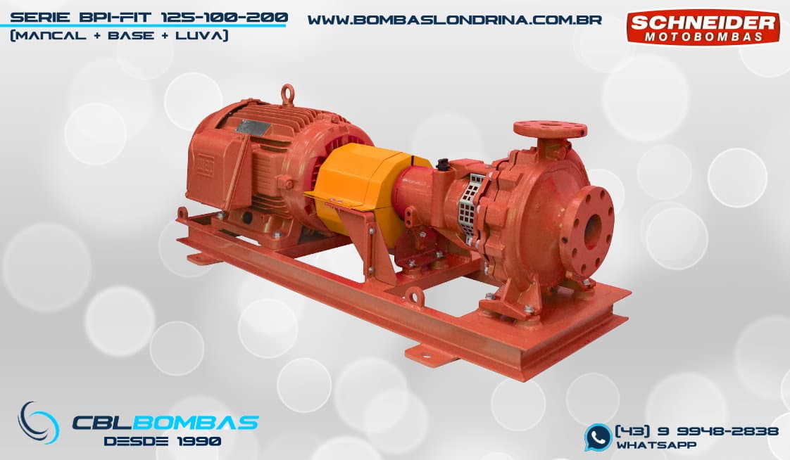 foto frontal da bomba BPI-FIT 125-100-200 4POLOS