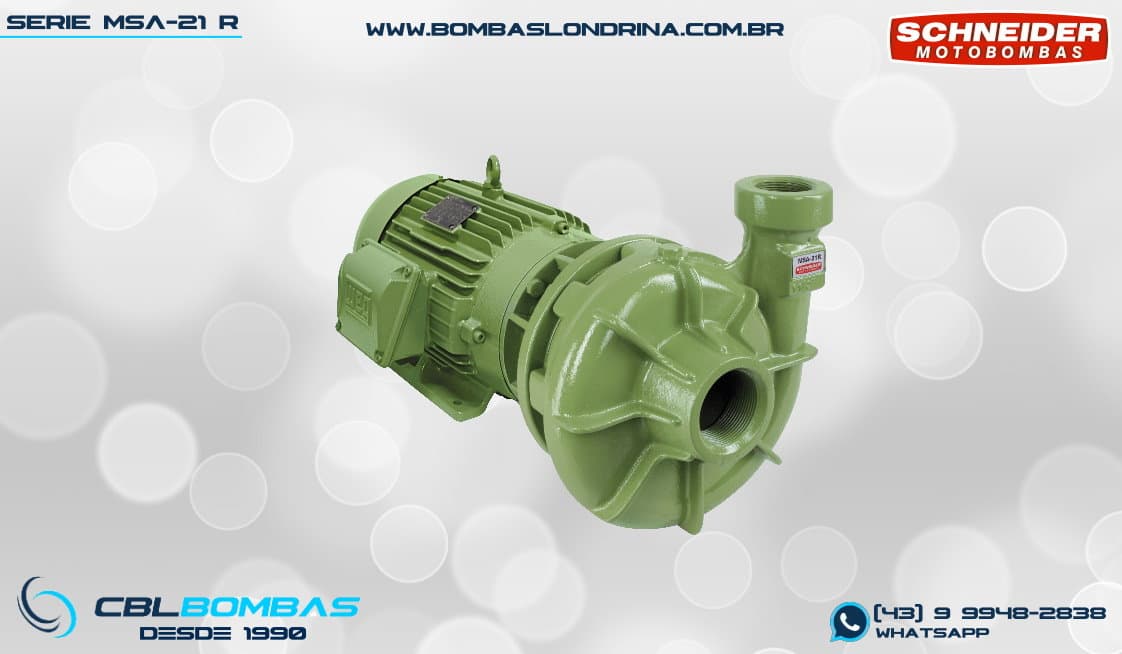 foto frontal da bomba MSA-21 R 1 1/4