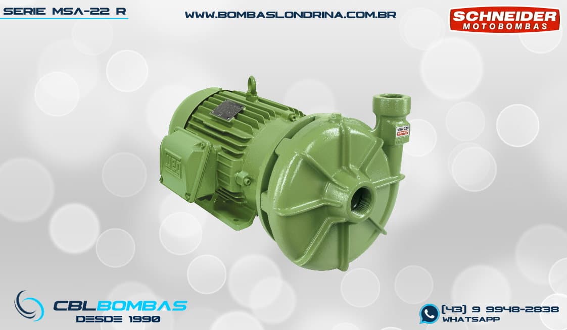 foto frontal da bomba MSA-22 R 1 1/2