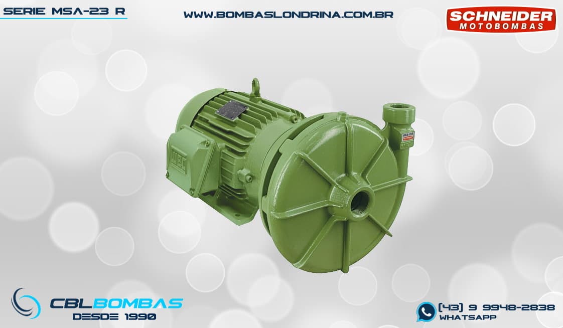 foto frontal da bomba MSA-23 R 1 1/2